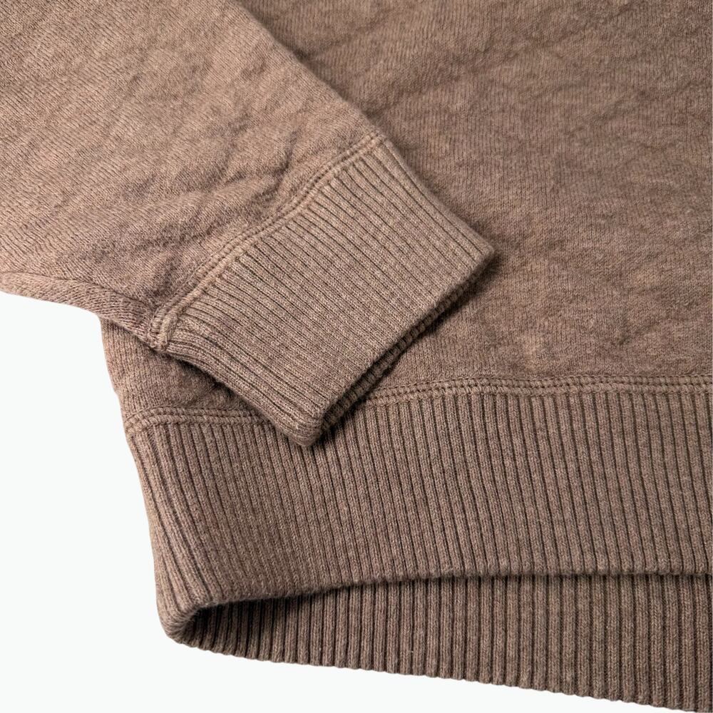 Holderness & Bourne The Ward Sweater XL Mens Heathered Rye Quilted Knit Golf - Picture 6 of 9